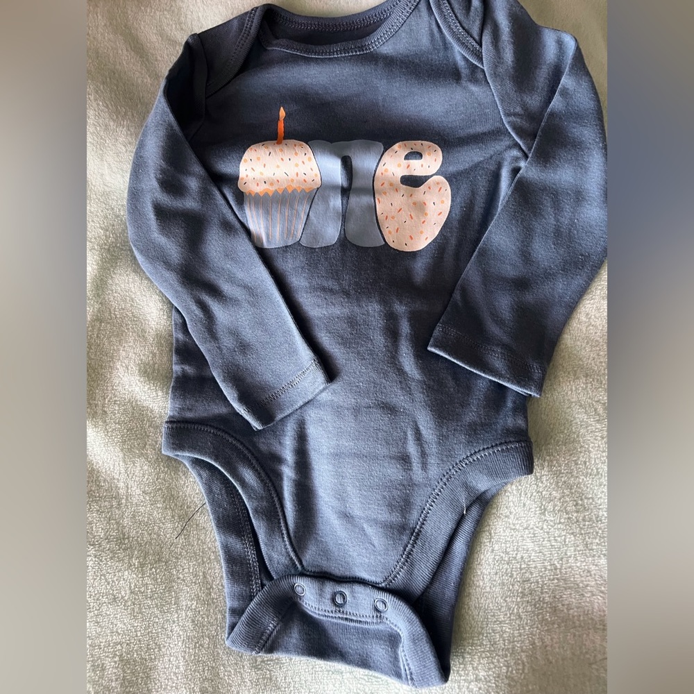 NWT Baby’s First Birthday Onesie